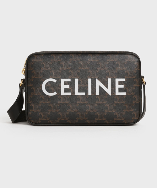 A-38807<br><b>CELINE</b><br>로고 프린트 트리옹프 캔버스 메신저백</b><br>[매장가-180만원대]