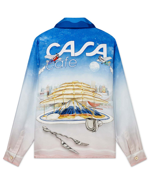 S-4920<br><b>CASA BLANCA</b><br>CASA CAFÉ 실크 셔츠</b><br>[매장가-100만원대]