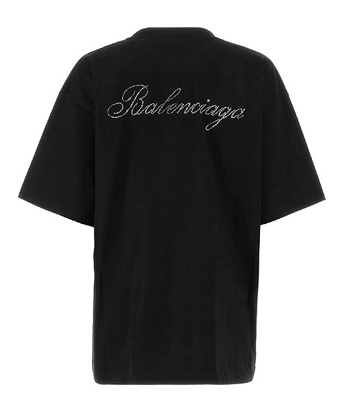 T-29191<br><b>BALENCIAGA</b><br>스팽글 로고 코튼 티셔츠</b><br>[매장가-150만원대]