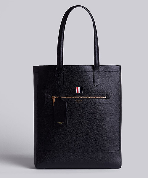 A-38763<br><b>THOM BROWNE</b><br>지퍼 포켓 토트 백</b><br>[매장가-300만원대]