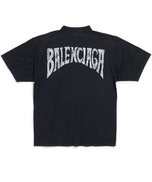 T-29255<br><b>BALENCIAGA</b><br>빈티지 로고 미디엄핏 코튼 티셔츠</b><br>[매장가-90만원대]