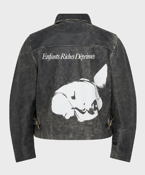 JK-22931<br><b>ENFANTS RICHES DÉPRIMÉS</b><br>SLEEP SOUND COLLARED RACER JACKET</b><br>[매장가-600만원대]