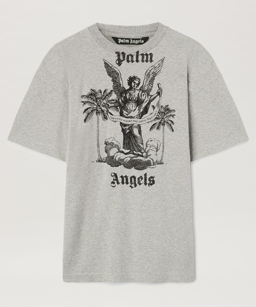 T-29296<br><b>PALM ANGELS</b><br>로고 프린팅 코튼 티셔츠</b><br>[매장가-70만원대]