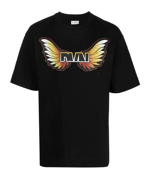 T-29374<br><b>DRIES VAN NOTEN</b><br>로고 프린팅 코튼 티셔츠</b><br>[매장가-100만원대]