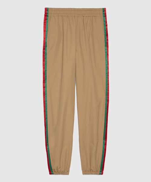 P-15373<br><b>GUCCI</b><br>라이트 매트 나일론 조깅 팬츠</b><br>[매장가-200만원대]