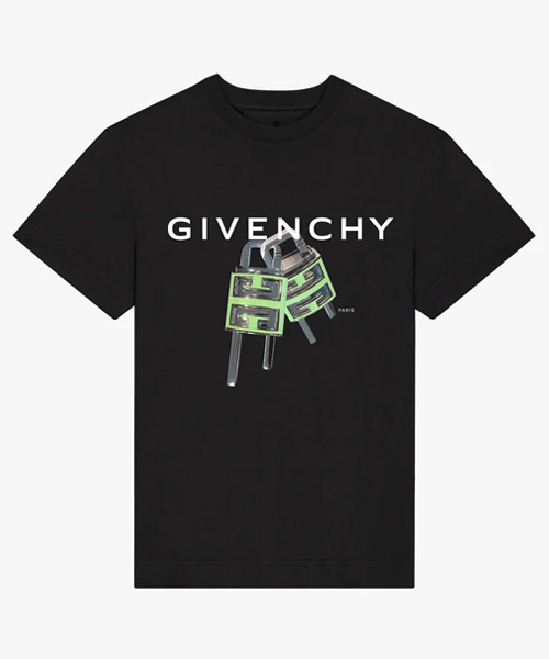 T-29377<br><b>GIVENCHY</b><br>4G 열쇠 프린팅 코튼 티셔츠</b><br>[매장가-80만원대]
