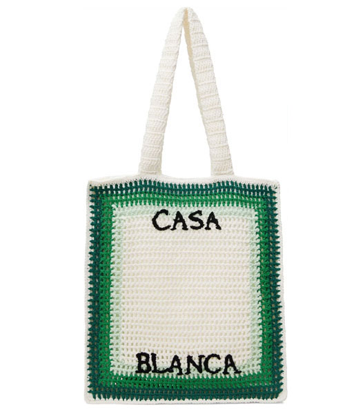 A-39312<br><b>CASA BLANCA</b><br>크로셰 토트백</b><br>[매장가-50만원대]