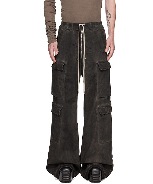 P-15337<br><b>RICK OWNES</b><br>빈티지 워싱 데님 밴딩 팬츠</b><br>[매장가-300만원대]