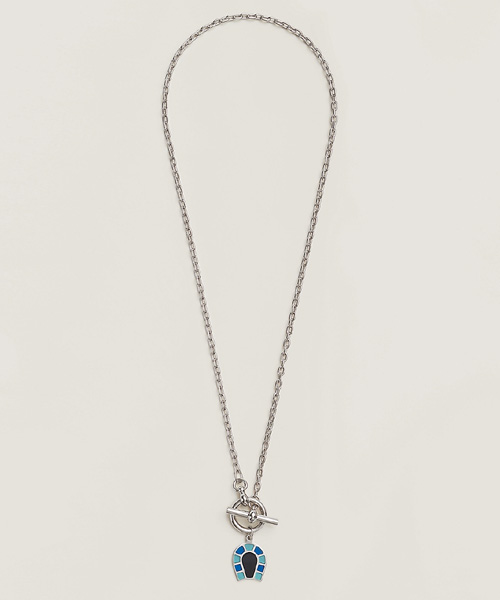 A-38896<br><b>HERMES</b><br>HELIOS FER A CHEVAL 네크리스</b><br>[매장가-100만원대]