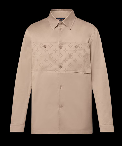 S-4982<br><b>LOUIS VUITTON</b><br>플록 캐주얼 코튼 오버셔츠</b><br>[매장가-300만원대]