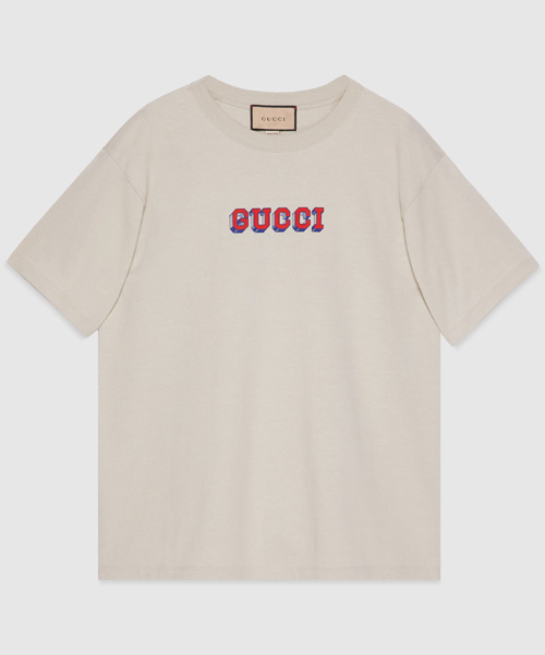 T-29449<br><b>GUCCI</b><br>그래픽 로고 프린트 코튼 티셔츠</b><br>[매장가-70만원대]