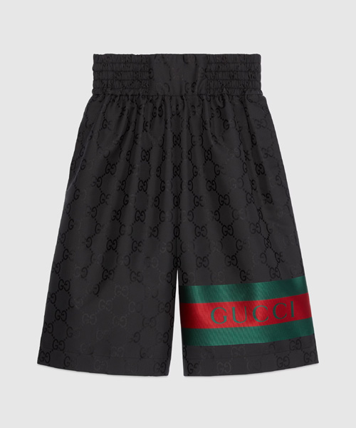 P-15386<br><b>GUCCI</b><br>GG 나일론 자카드 쇼츠</b><br>[매장가-200만원대]