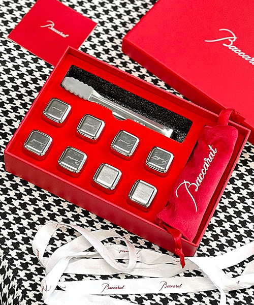 A-38905<br><b>BACCARAT</b><br>아이스큐브 세트</b><br>[매장가-50만원대]