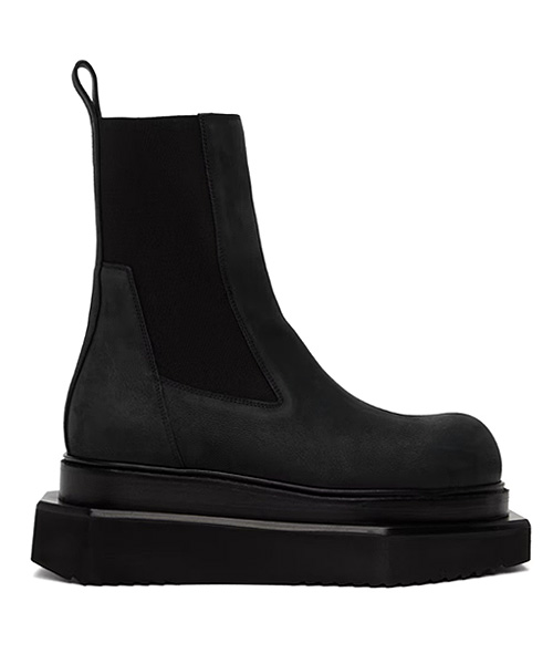 A-39227<br><b>RICK OWENS</b><br>ANKLE-HIGH WAXY NUBUCK CHELSEA BOOTS</b><br>[매장가-300만원대]