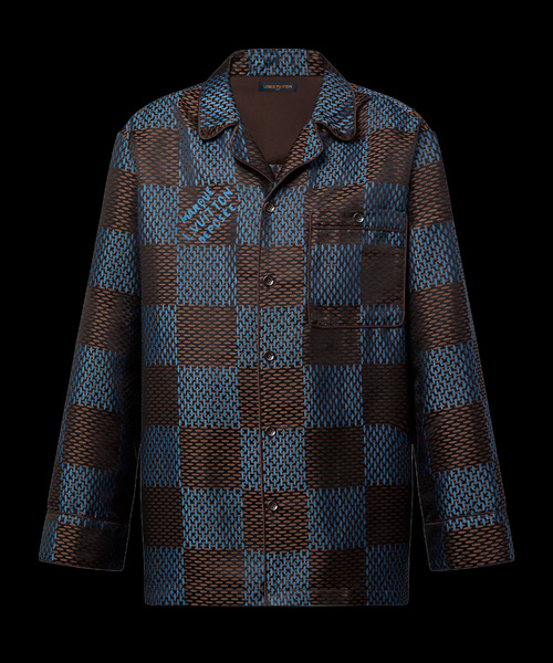 S-5011<br><b>LOUIS VUITTON</b><br>다미에 실크 파자마 셔츠</b><br>[매장가-300만원대]