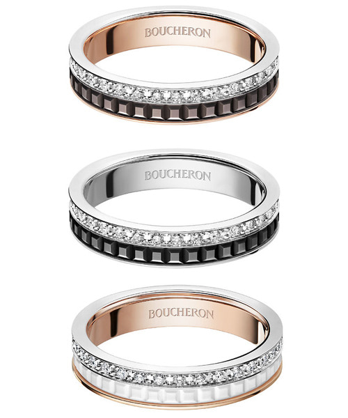 A-39087<br><b>BOUCHERON</b><br>콰트로 클래식 웨딩 링</b><br>[매장가-600만원대]