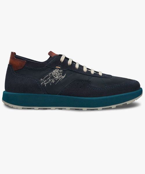 A-38994<br><b>BERLUTI</b><br>라이트 트랙 스웨이드 카프스킨 & 나일론 스니커즈</b><br>[매장가-100만원대]