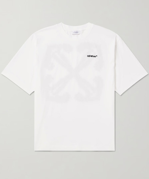 T-29285<br><b>OFF-WHITE</b><br>타투 에로우 스케이트 티셔츠</b><br>[매장가-80만원대]
