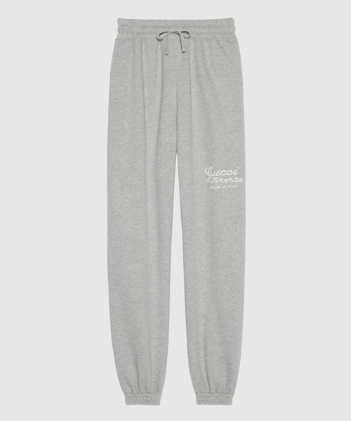 P-15367<br><b>GUCCI</b><br>로고 자수 밴딩 조거 팬츠</b><br>[매장가-150만원대]
