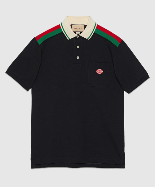 T-29382<br><b>GUCCI</b><br>인터로킹 코튼 폴로셔츠</b><br>[매장가-80만원대]
