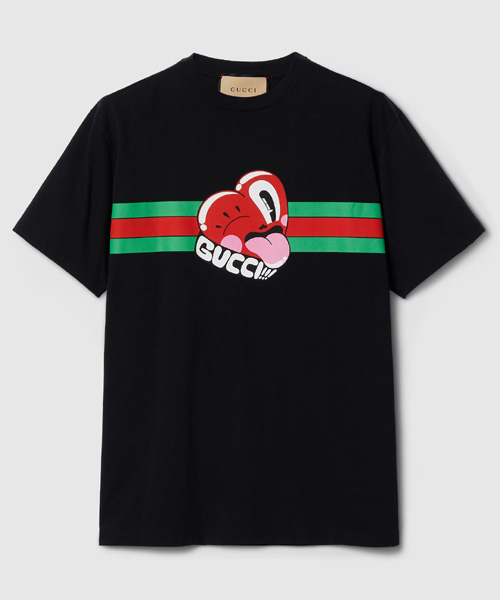 T-29383<br><b>GUCCI</b><br>로고 프린팅 코튼 티셔츠</b><br>[매장가-60만원대]