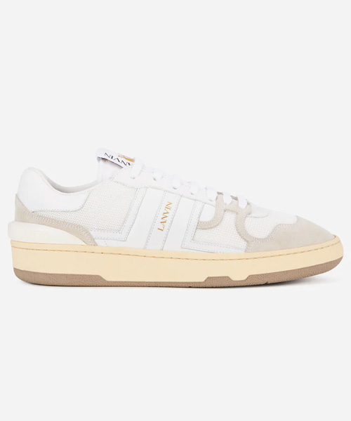 A-38875<br><b>LANVIN</b><br>가죽 클레이 로우탑 스니커즈</b><br>[매장가-100만원대]