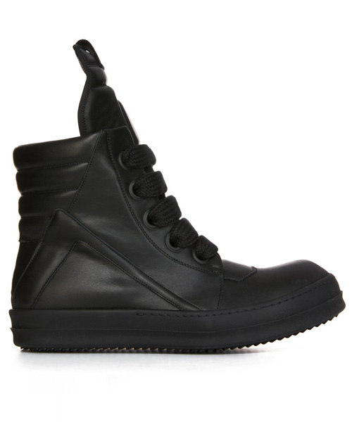 A-38856<br><b>RICK OWENS</b><br>LIDO JUMBO LACED GEOBAKET SNEAKERS</b><br>[매장가-100만원대]