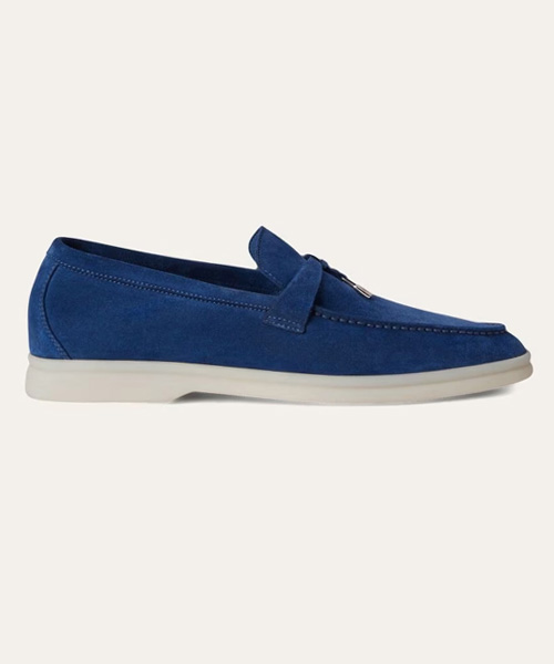 A-39102<br><b>LORO PIANA</b><br>썸머 참스 스웨이드 로퍼</b><br>[매장가-100만원대]