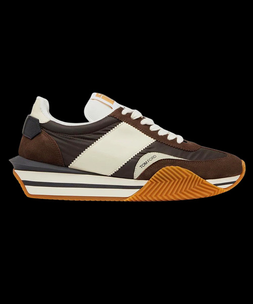 A-39205<br><b>TOM FORD</b><br>스웨이드 테크니컬 패브릭 제임스 스니커즈</b><br>[매장가-100만원대]