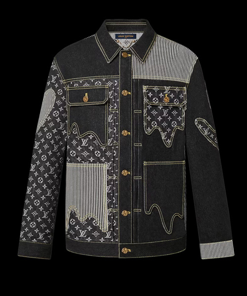 JK-22940<br><b>LOUIS VUITTON</b><br>모노그램 크레이지 데님 워크웨어 자켓</b><br>[매장가-400만원대]