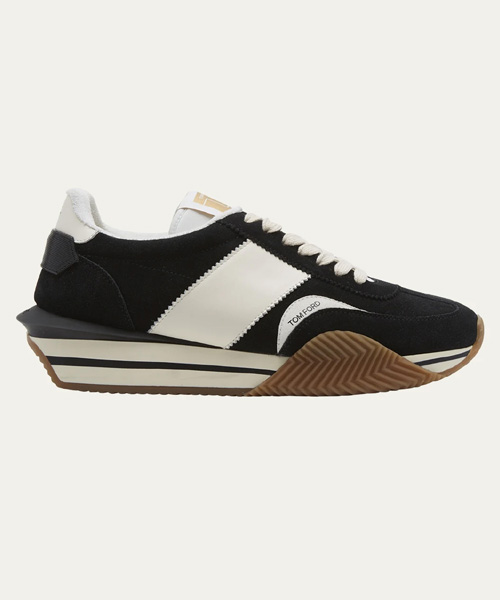 A-39206<br><b>TOM FORD</b><br>스웨이드 테크니컬 패브릭 제임스 스니커즈</b><br>[매장가-100만원대]