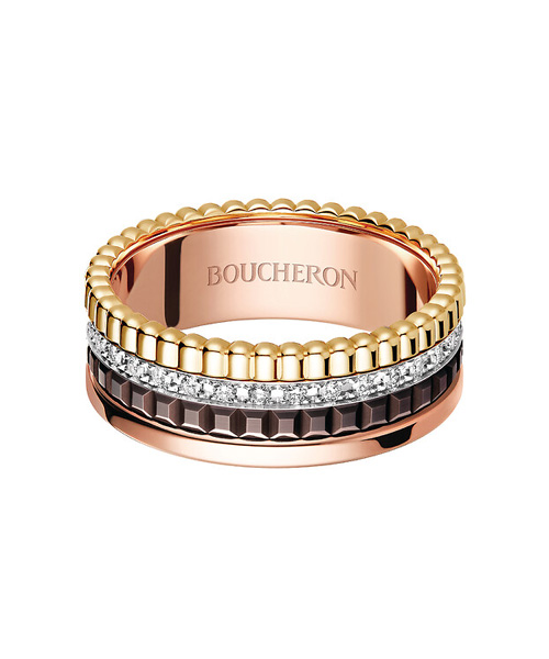 A-39086<br><b>BOUCHERON</b><br>콰트로 클래식 스몰 링</b><br>[매장가-900만원대]