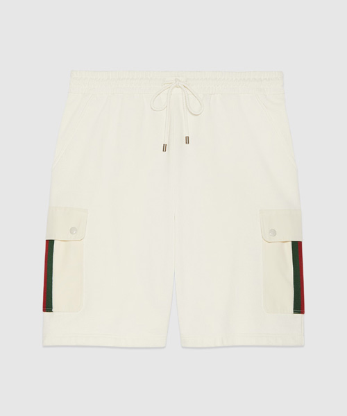 P-15392<br><b>GUCCI</b><br>웹 코튼 쇼츠</b><br>[매장가-180만원대]
