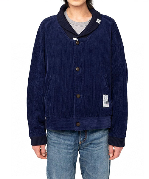 JK-22917<br><b>MIHARA YASUHIRO</b><br>코듀로이 싱글 브레스티드 자켓</b><br>[매장가-150만원대]