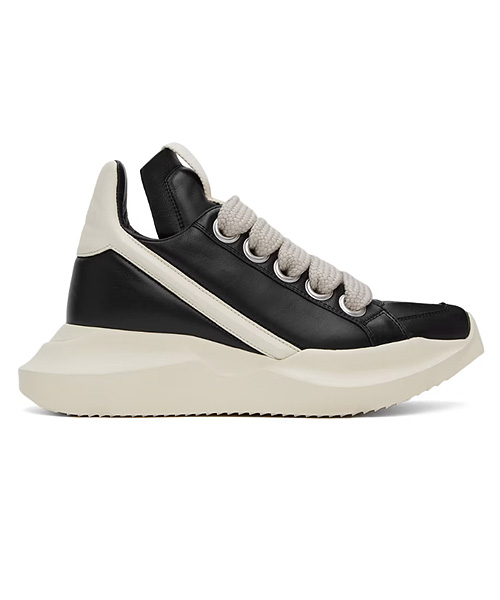 A-39137<br><b>RICK OWENS</b><br>BLACK & WHITE GUESS SNEAKERS</b><br>[매장가-100만원대]