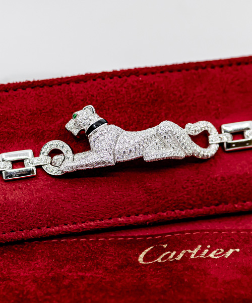 A-39154<br><b>CARTIER</b><br>팬더 드 까르띠에 치타 브레이슬릿</b><br>[매장가-1억원대]