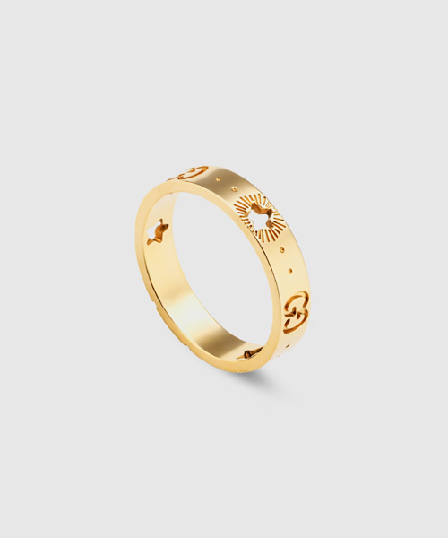 A-39332<br><b>GUCCI</b><br>아이콘 스타 옐로우 골드 반지</b><br>[매장가-150만원대]