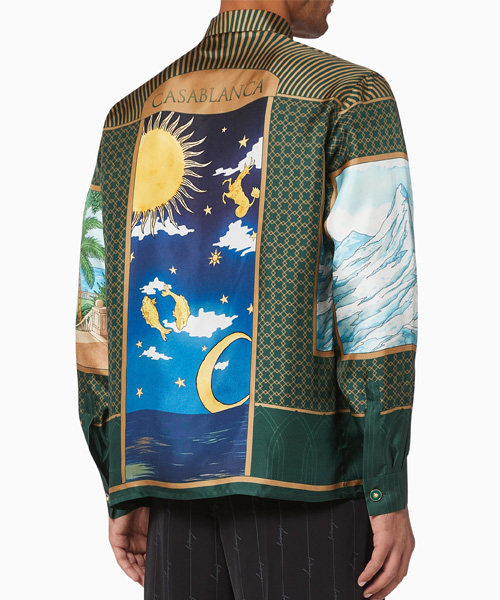 S-5002<br><b>CASA BLANCA</b><br>LA FLEUR DE L`ORANGER SILK SHIRT</b><br>[매장가-100만원대]