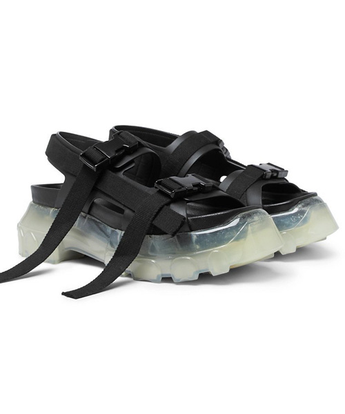 A-39076<br><b>RICK OWENS</b><br>트랙터 웨빙 가죽 샌들</b><br>[리셀가-150만원대]
