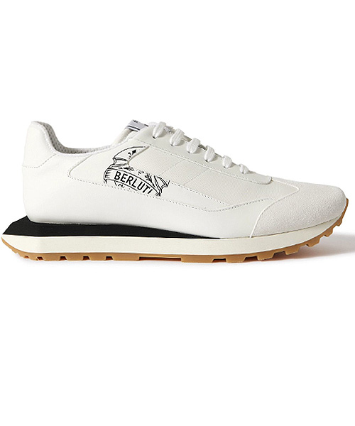 A-38990<br><b>BERLUTI</b><br>가죽 스웨이드 & 나일론 스니커즈</b><br>[매장가-100만원대]