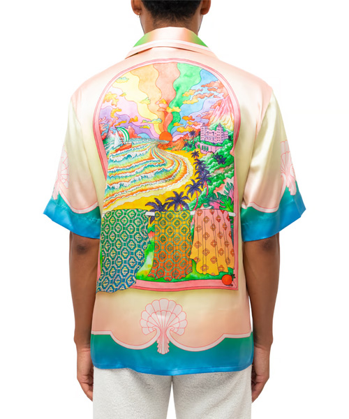 S-4983<br><b>CASA BLANCA</b><br>LUCID DREAMS SILK SHIRT</b><br>[매장가-100만원대]