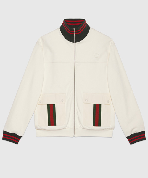 JK-22958<br><b>GUCCI</b><br>웹 코튼 저지 지퍼 자켓</b><br>[매장가-250만원대]