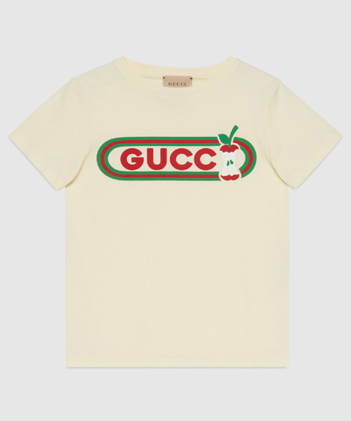 T-29381<br><b>GUCCI</b><br>사과 프린팅 코튼 티셔츠</b><br>[매장가-60만원대]