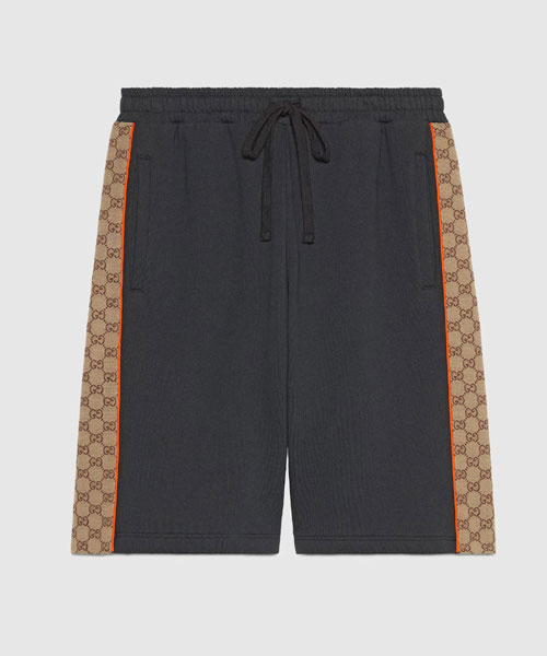 P-15391<br><b>GUCCI</b><br>GG 시그니처 패턴 코튼 쇼츠</b><br>[매장가-100만원대]