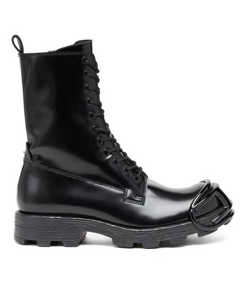 A-38859<br><b>DIESEL</b><br>D-해머 가죽 부츠</b><br>[매장가-80만원대]