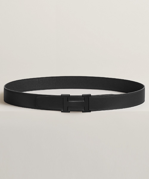 A-38887<br><b>HERMES</b><br>H 버클 & 리버서블 가죽 스트랩 32MM</b><br>[매장가-100만원대]