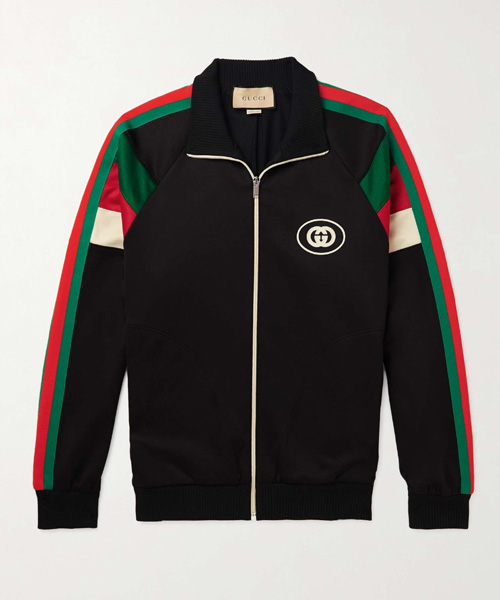 JK-22954<br><b>GUCCI</b><br>로고 프린트 스트라이프 집업 자켓</b><br>[매장가-200만원대]