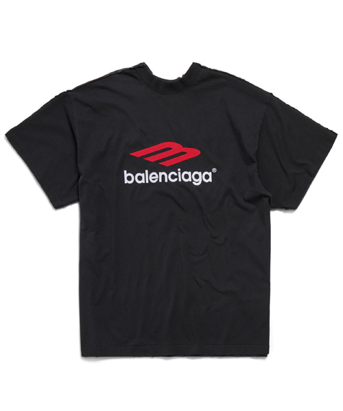 T-29694<br><b>BALENCIAGA</b><br>테잎 테이프 더블 프론트 코튼 티셔츠</b><br>[매장가-160만원대]