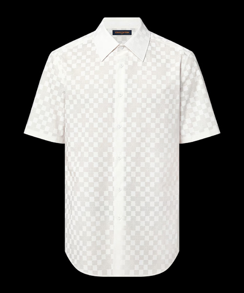 S-5075<br><b>LOUIS VUITTON</b><br>쇼트 슬리브 코튼 셔츠</b><br>[매장가-100만원대]