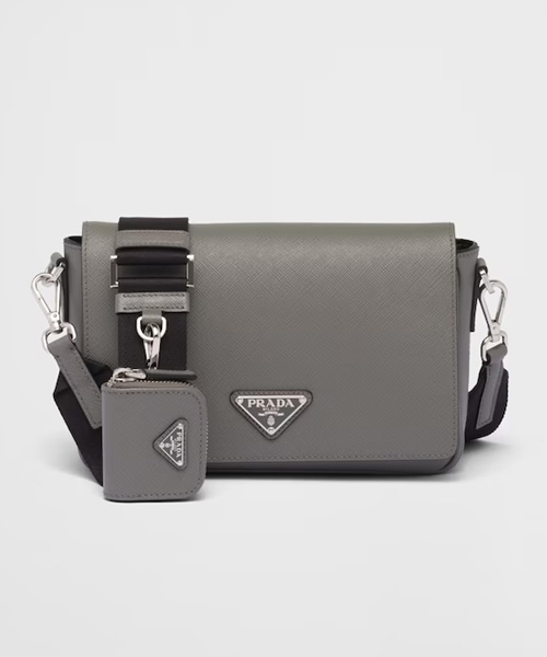 A-39445<br><b>PRADA</b><br>사피아노 가죽 숄더백</b><br>[매장가-380만원대]